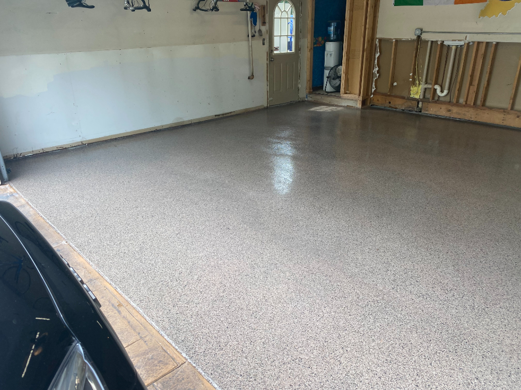 2 Car Garage Floor in Greenwood, IN