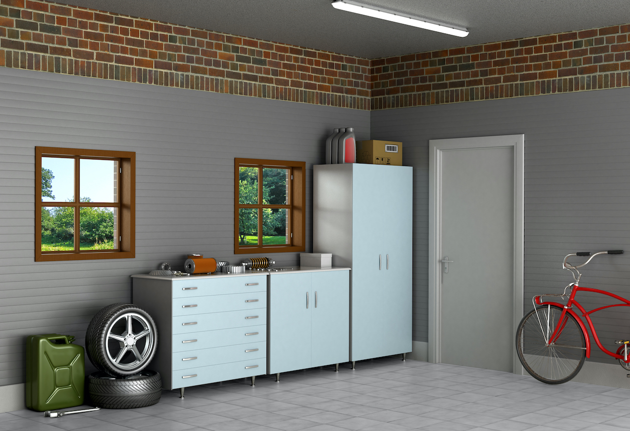 Garage cabinets